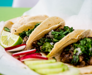 Salsa Verde Chicken Tacos